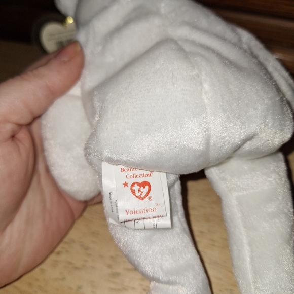 Vintage 1994 Valentine's Day TY Beanie Baby Valentino - Picture 4 of 4